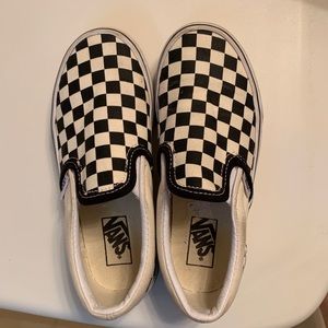 Kids VANS checkerboard Slip-On size 13.5